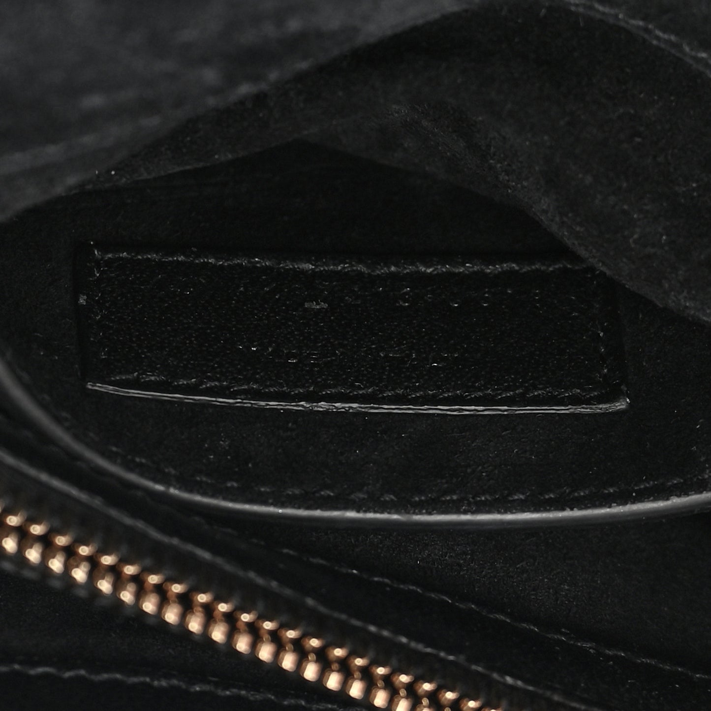 Metallic Cracked Calfskin Matelasse Monogram Medium College Bag Copper