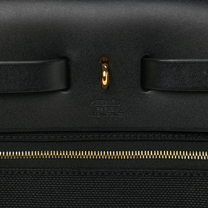 Hermes Toile Vache Hunter Herbag Zip PM 31 Black 7 of 13