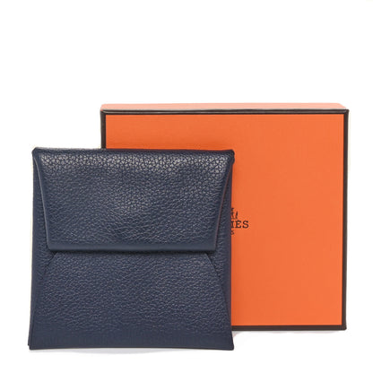 Hermes Evercolor Bastia Coin Purse Bleu Nuit 8 of 8