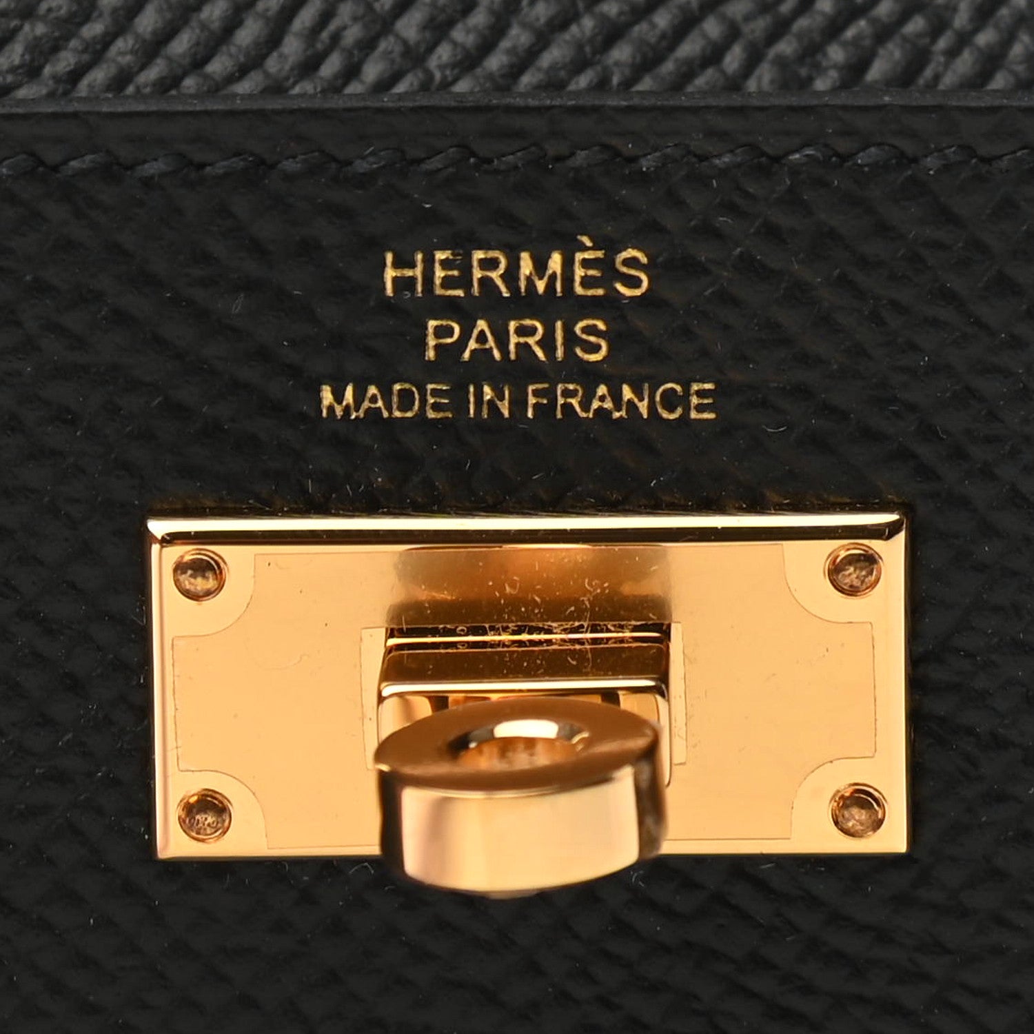 Hermes Epsom Kelly Pocket Compact Wallet Black 6 of 7