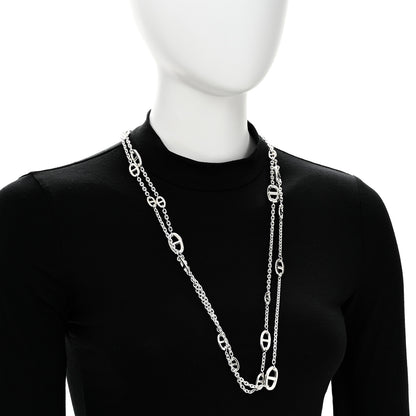 Hermes Sterling Silver Farandole Necklace 160 2 of 6