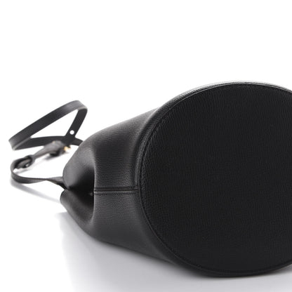 Burberry London Grainy Calfskin Small Lorne Bucket Crossbody Black 5 of 9