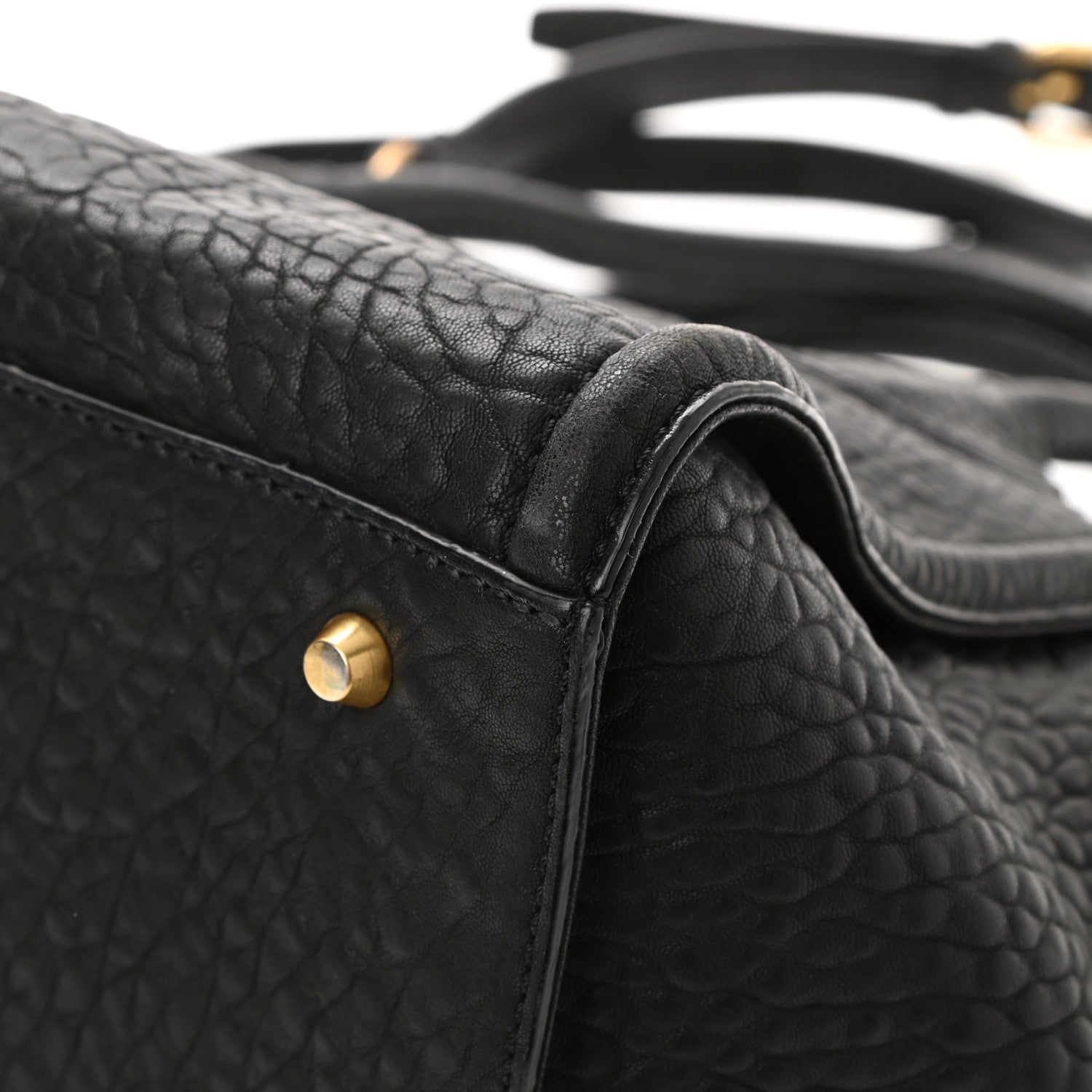 MCM Calfskin Small Kathy Tote Black 13 of 13