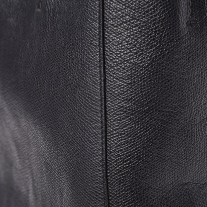 Celine Grained Calfskin Small Vertical Cabas Black 13 of 20