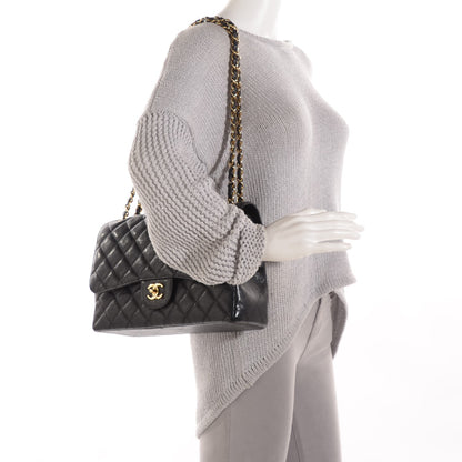 Chanel Caviar Quilted Jumbo Double Flap Black 2 of 9