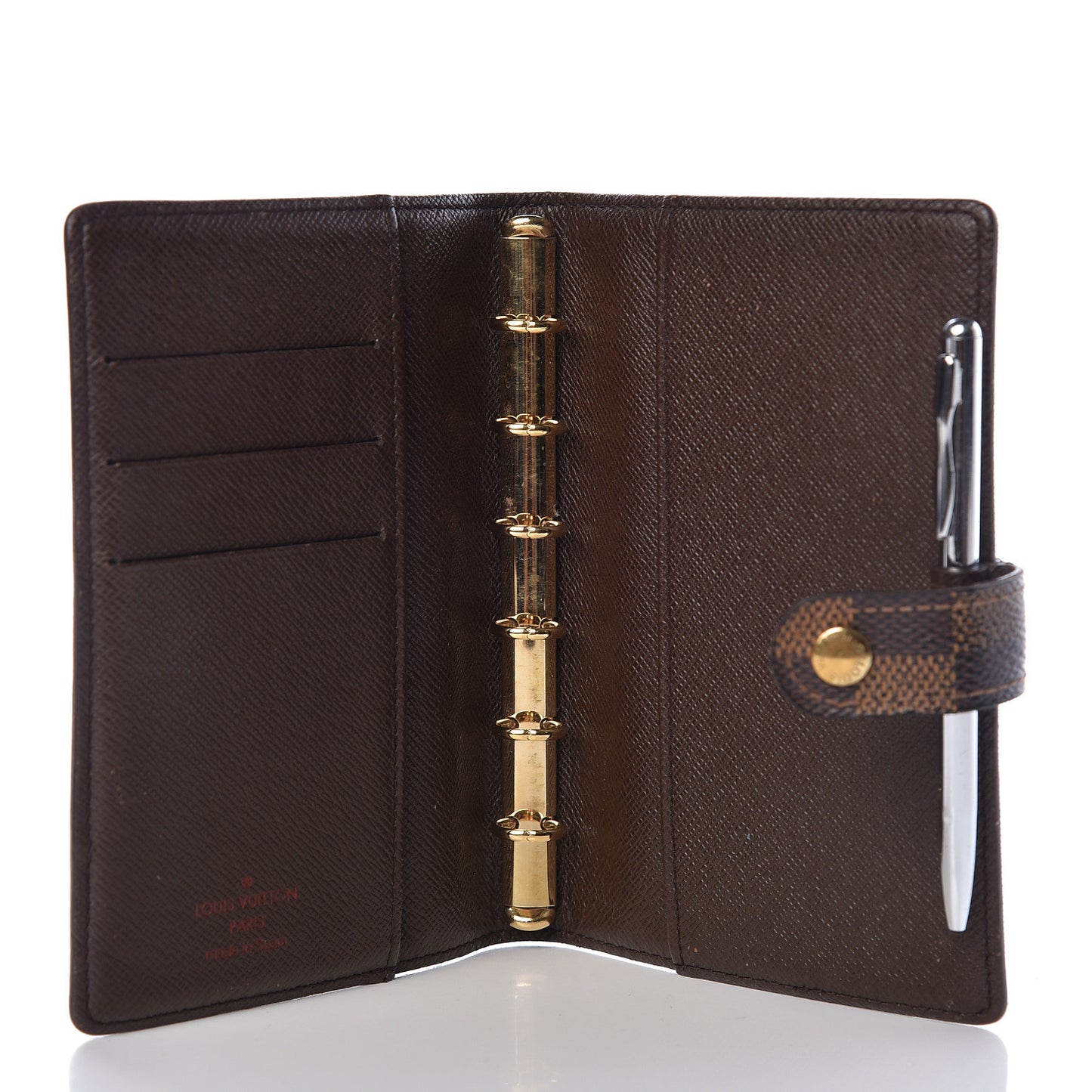 Damier Ebene Small Ring Agenda Cover