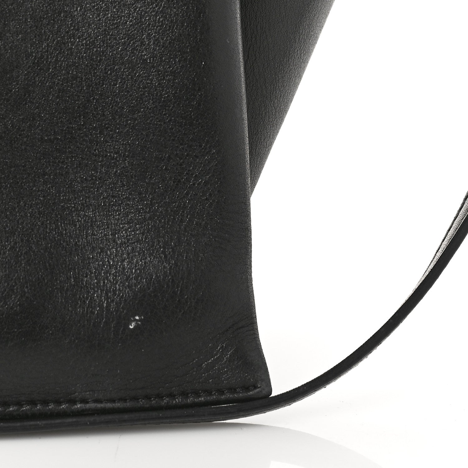 Celine Supple Natural Calfskin Medium Tri-Fold Bag Black 11 of 16
