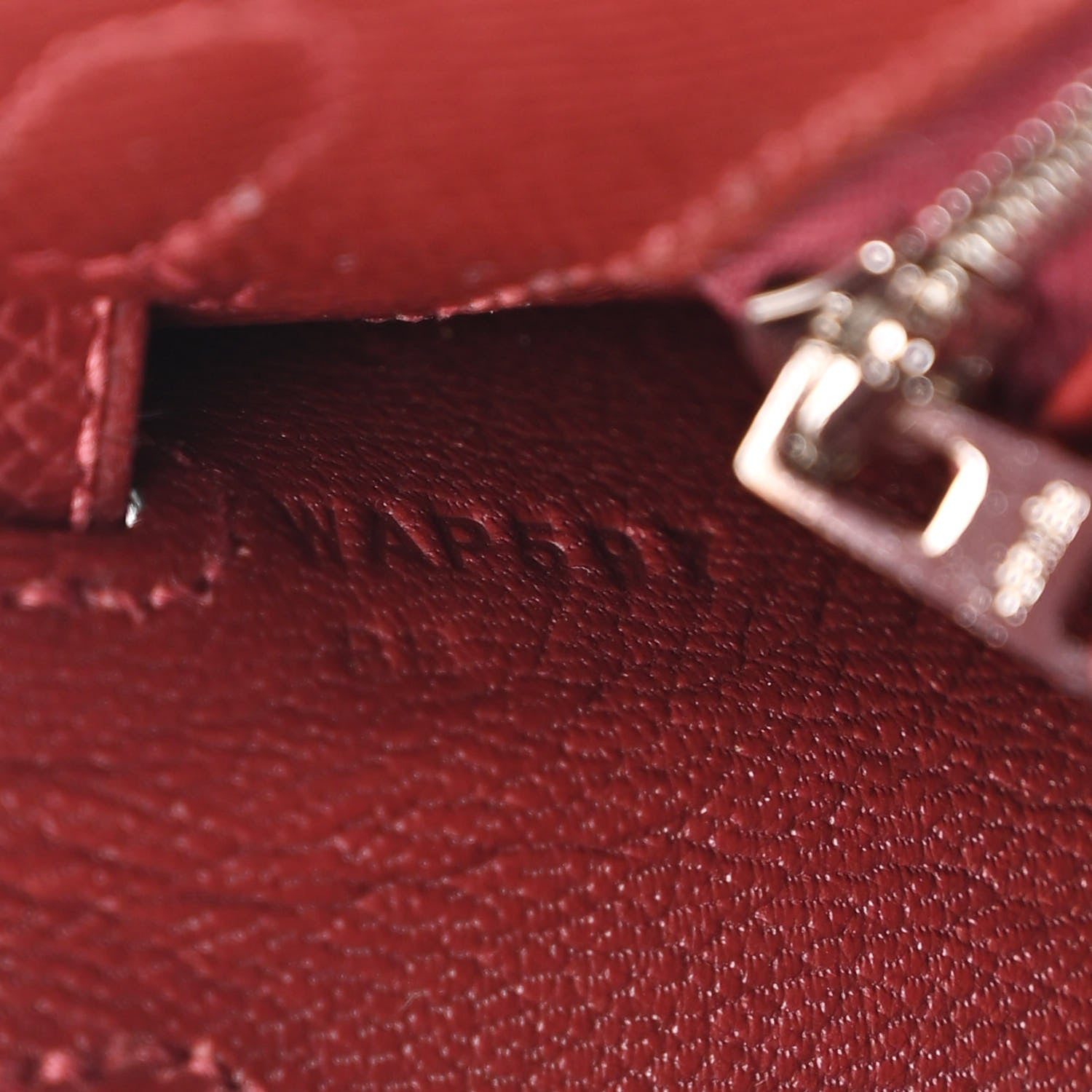 Hermes Epsom Kelly Sellier 25 Rouge H 7 of 8