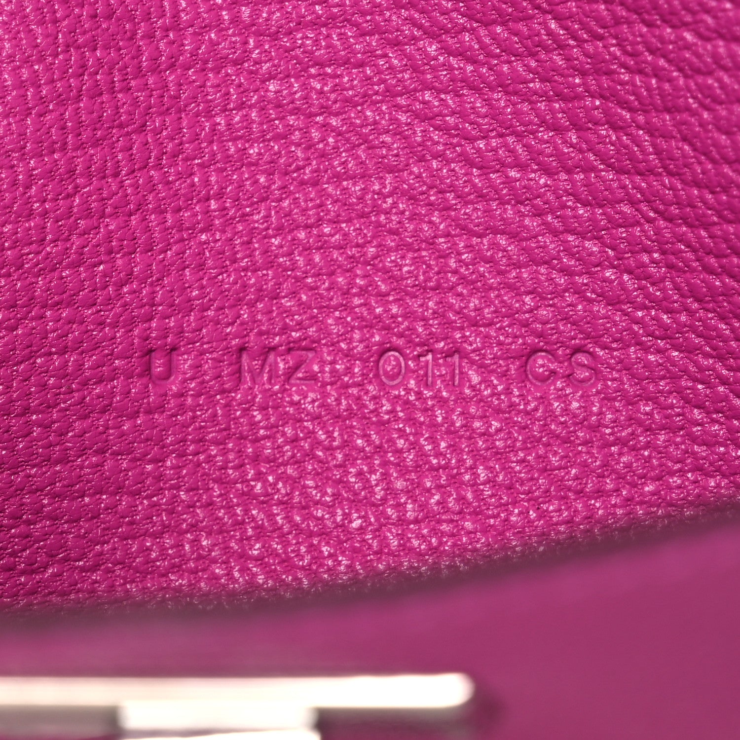 Hermes Chevre Mysore Kelly Pocket Compact Wallet Rose Pourpre 7 of 11