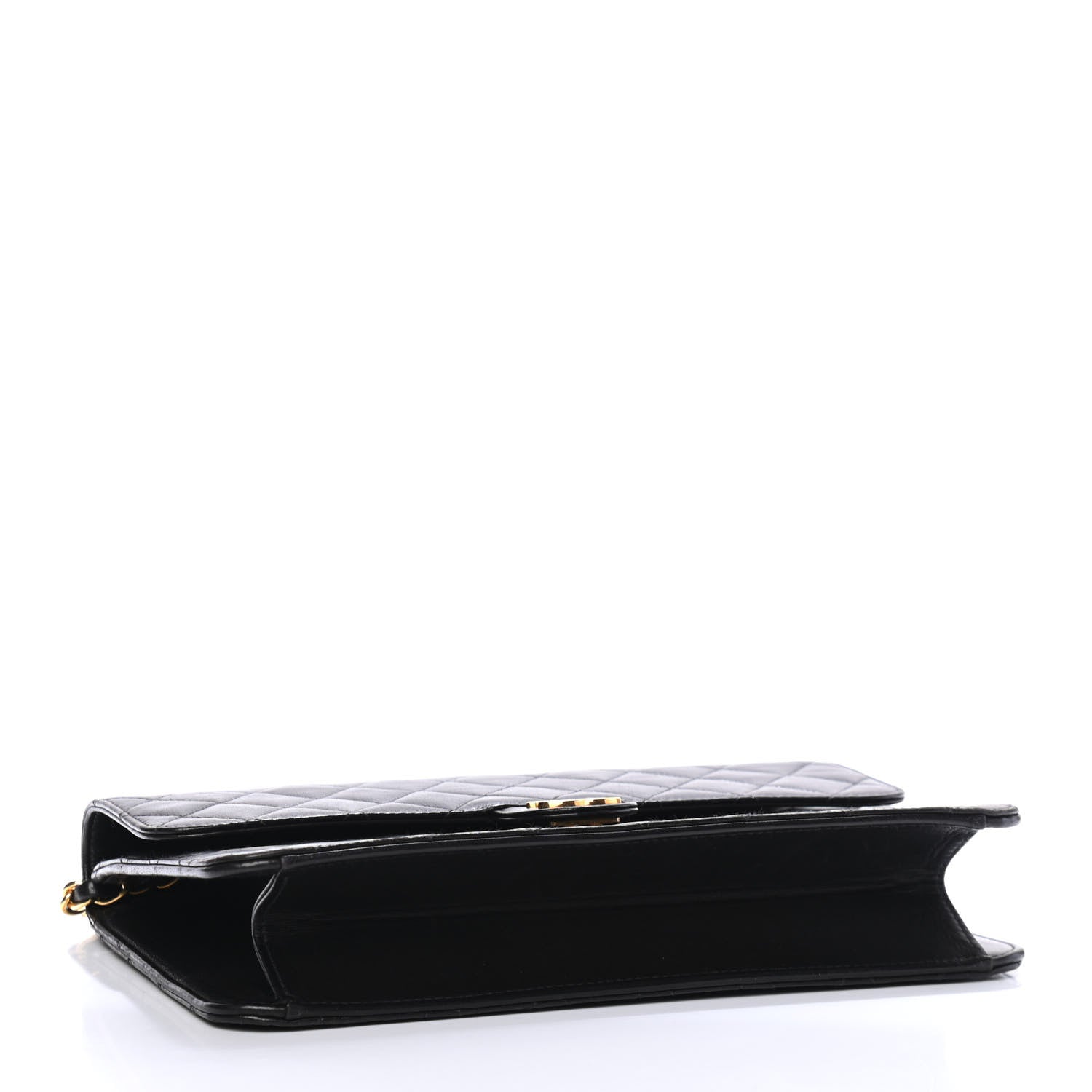 Chanel Lambskin Quilted Jumbo Single Flap Black 2 of 4