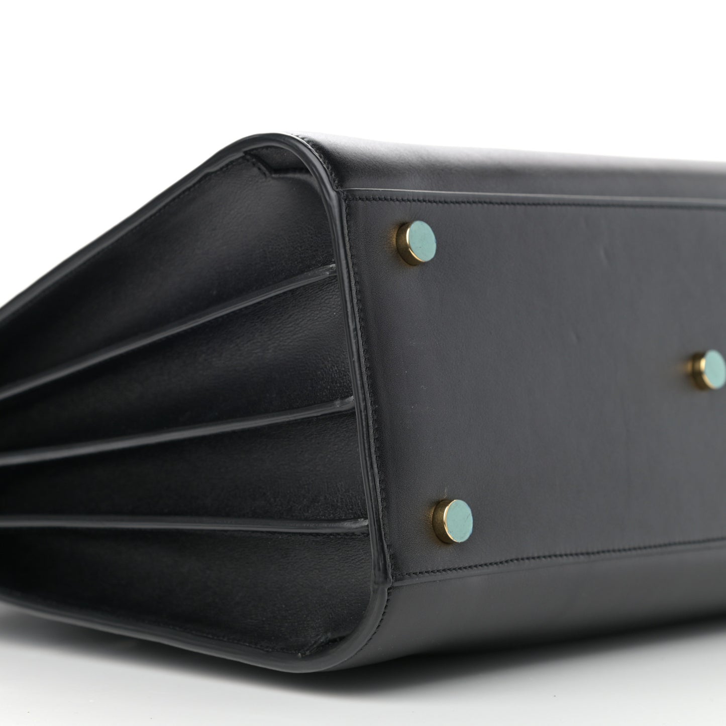 Calfskin Small Sac De Jour Black