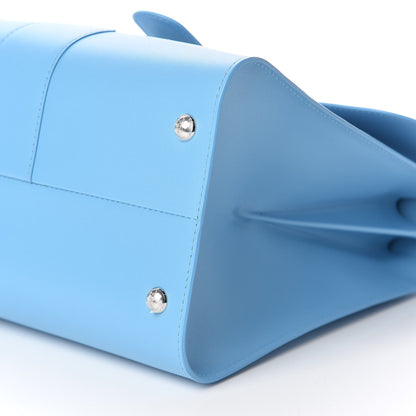 Delvaux Box Calfskin MM L'Humour Brillant Satchel Ciel 6 of 9