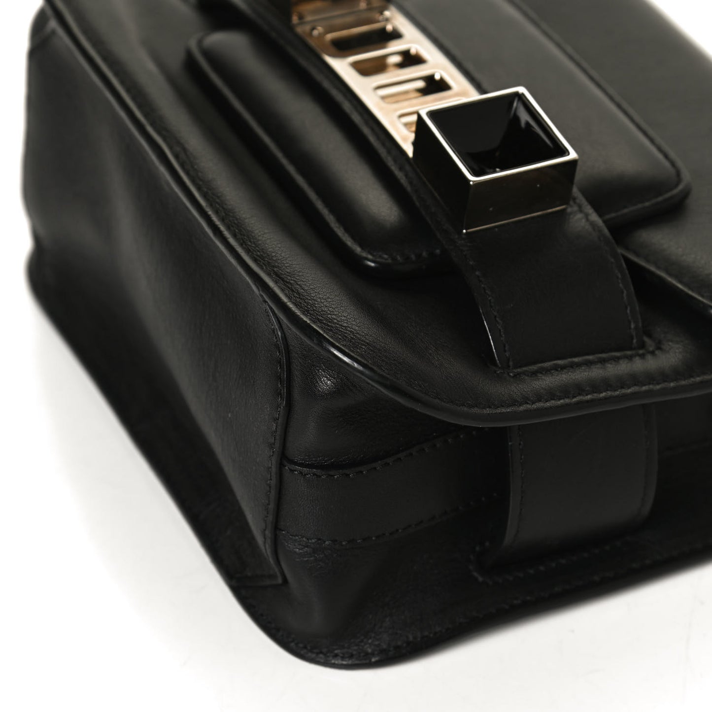 Calfskin PS11 Tiny Shoulder Bag Black