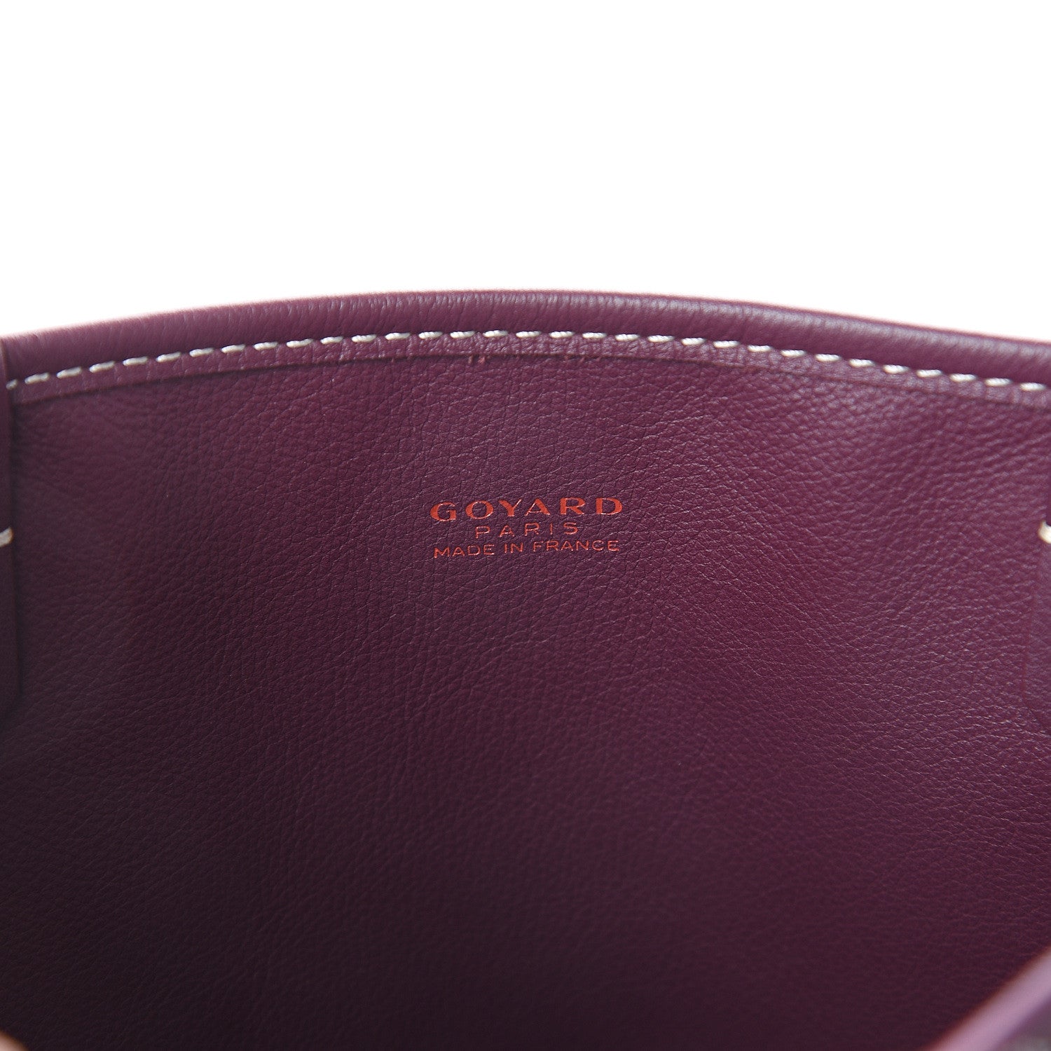 Goyard Goyardine Reversible Mini Anjou Burgundy 5 of 9