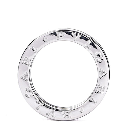 Bulgari 18K White Gold Pink Sapphire B.Zero1 Three-Band Ring 53 6.25 4 of 5