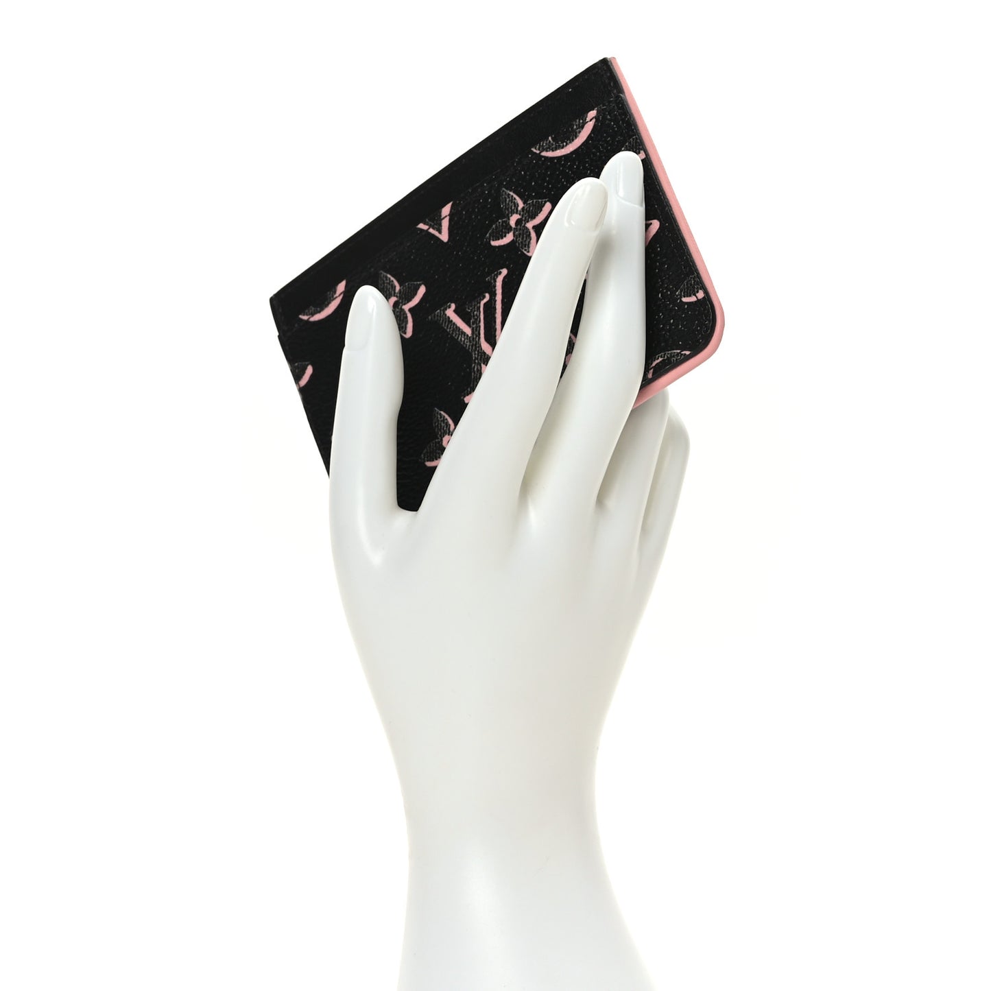 Monogram Fall for You LV Side-Up Card Holder Black