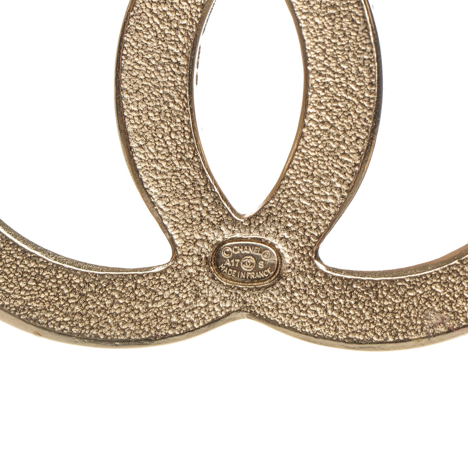 Chanel Crystal CC Single Clip On Earring Gold 4 of 4