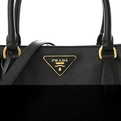 Prada Saffiano Lux Medium Tote Black 9 of 11