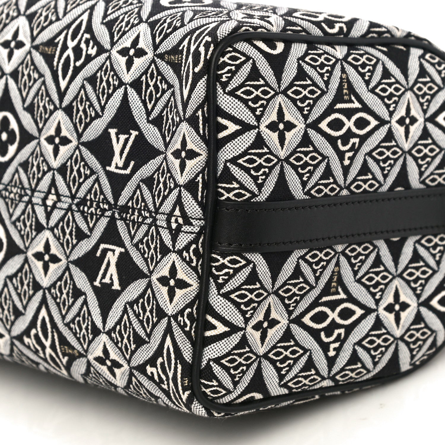 Louis Vuitton Jacquard Since 1854 Speedy Bandouliere 25 Black 9 of 9