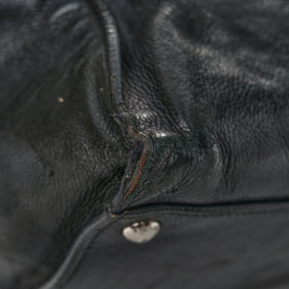 Prada Glace Calf Twin Pocket Tote Black 15 of 16