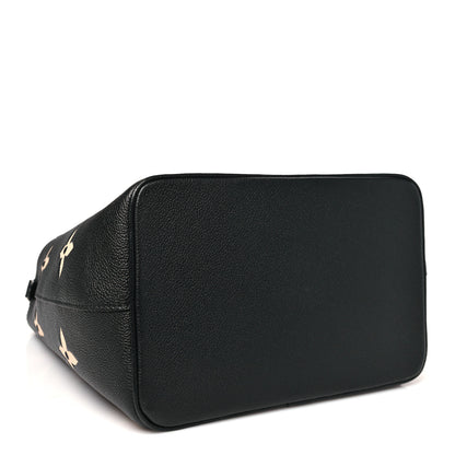 Louis Vuitton Empreinte Monogram Giant Neonoe MM Black Beige 5 of 10