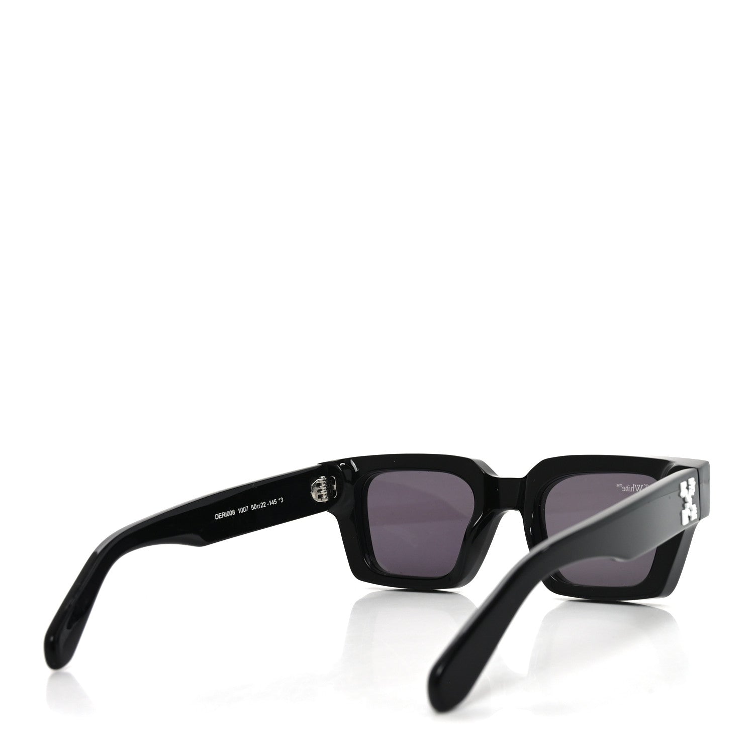 Off-White Acetate Square Sunglasses OERI008 Black 4 of 6