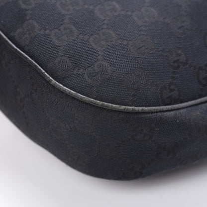 Gucci Monogram Medium Charmy Hobo Black 12 of 14