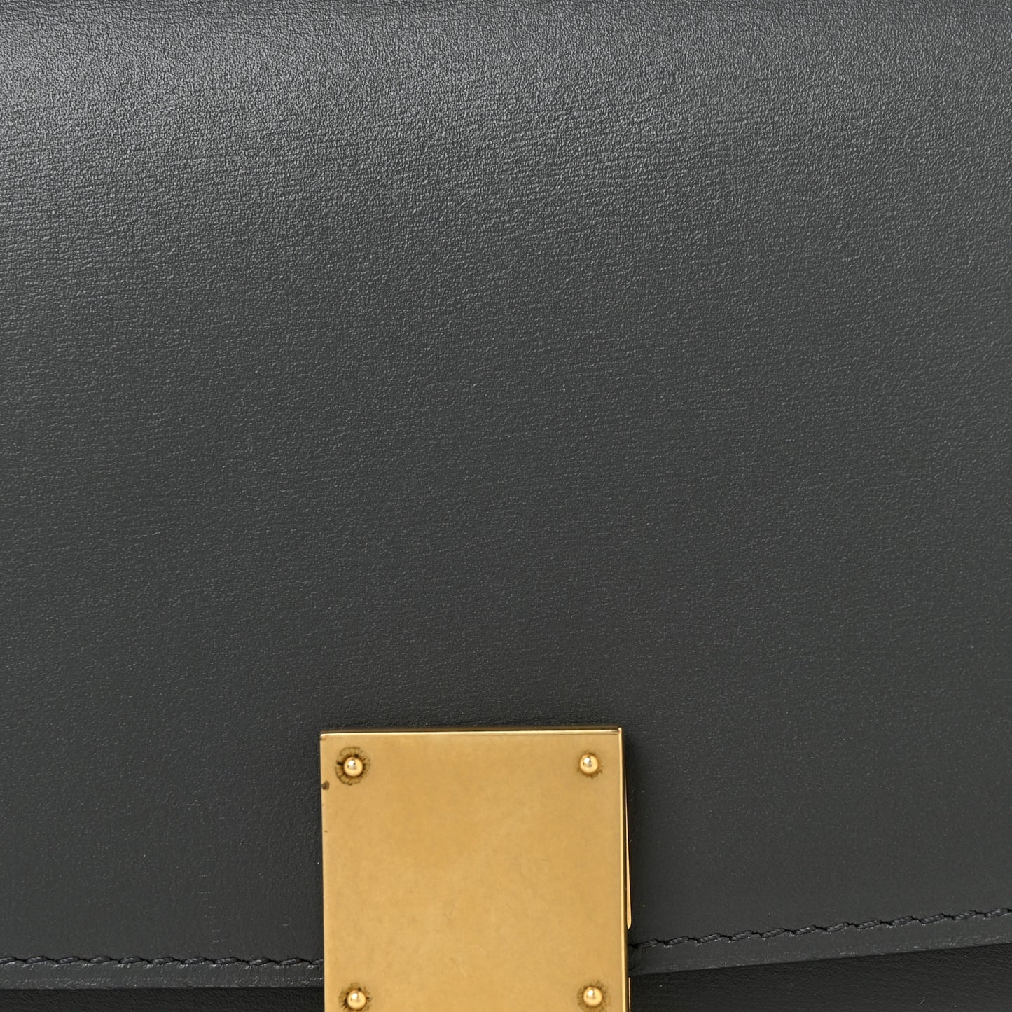 Box Calfskin Medium Classic Box Flap Bag Anthracite