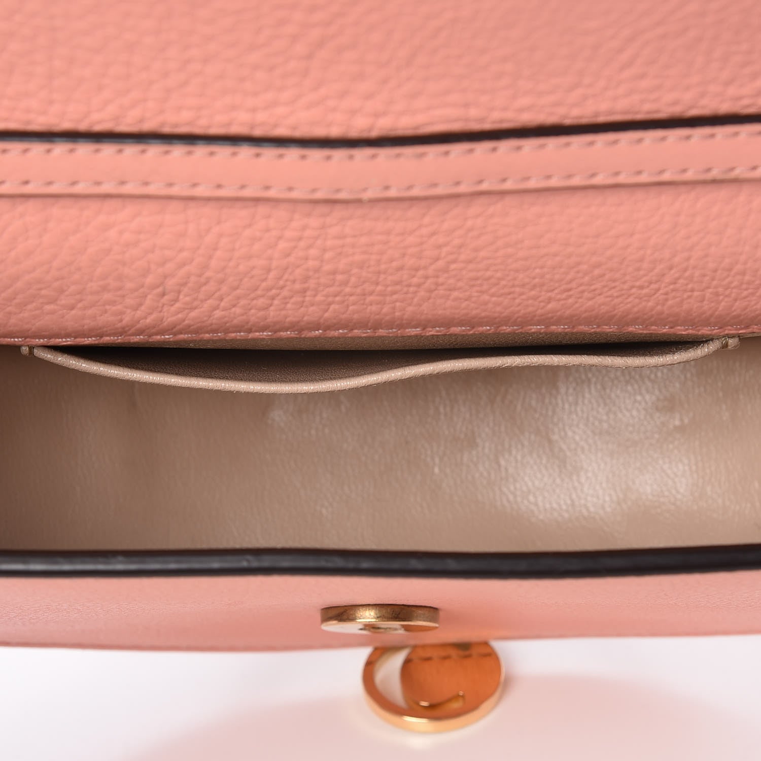 Chloe Calfskin Small Nile Bracelet Minaudiere Bag Ideal Blush 9 of 15