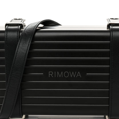 Christian Dior X RIMOWA Aluminum Personal Clutch On Strap Black 9 of 11
