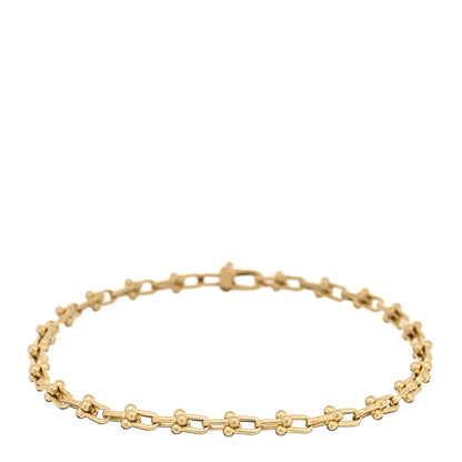Tiffany 18K Yellow Gold Micro HardWear Link Bracelet 1 of 3