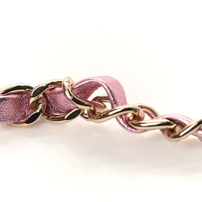 Chanel Metallic Lambskin Like A Wallet Flap Golden Pink 15 of 17