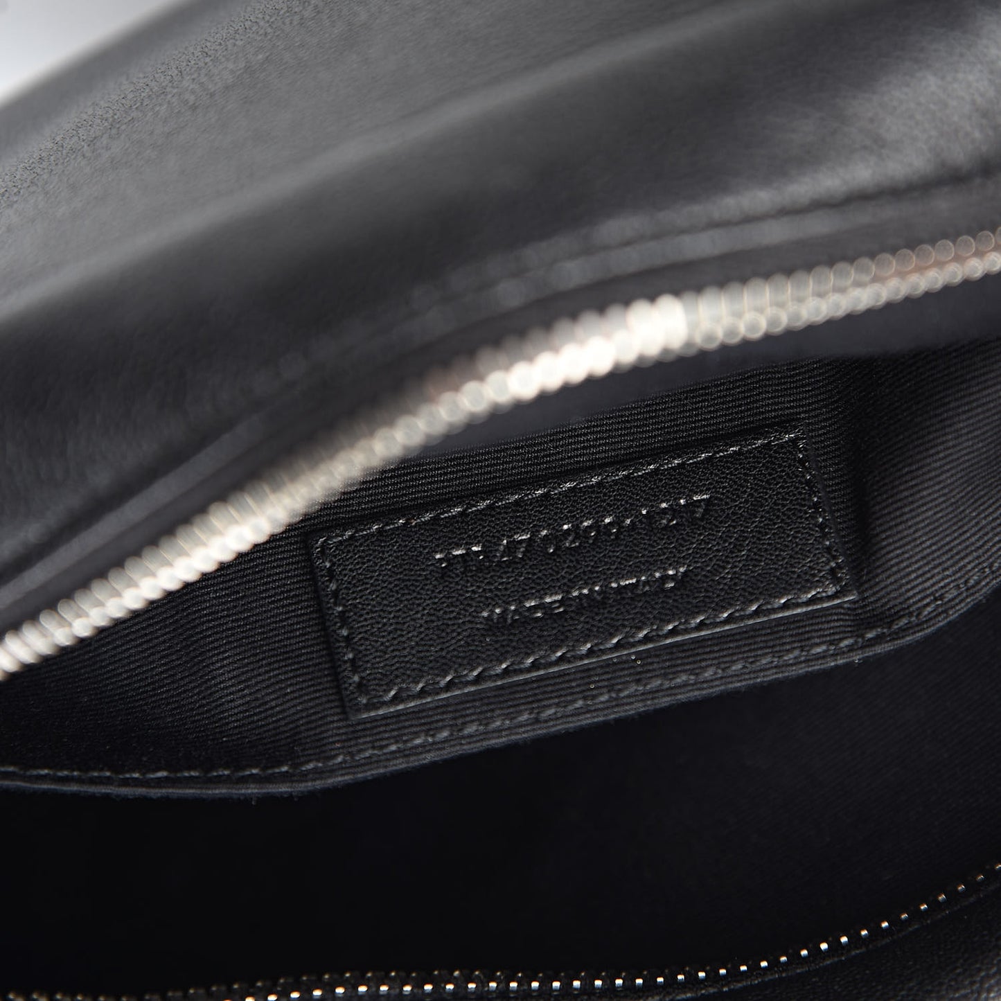 Lambskin Monogram Small Lou Camera Bag Black