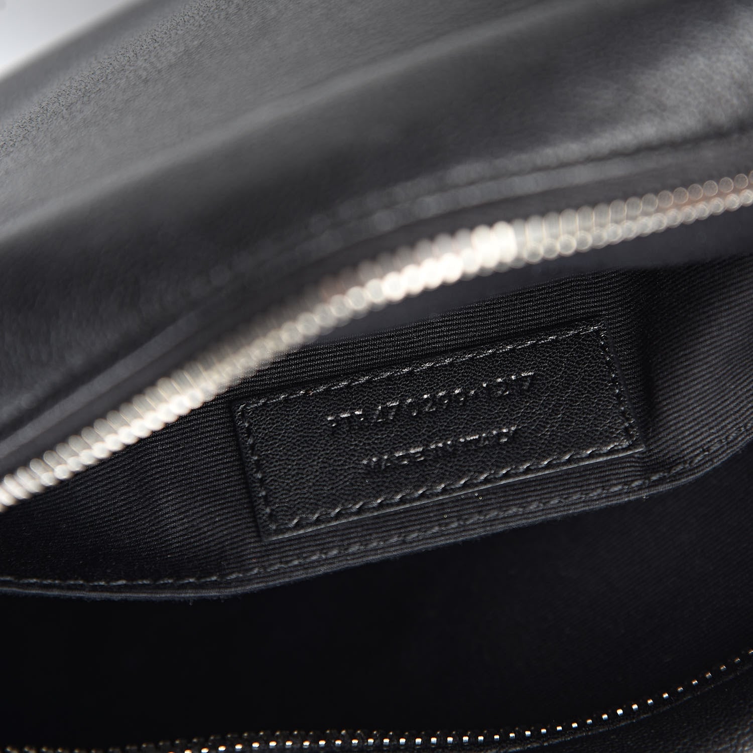 Saint Laurent Lambskin Monogram Small Lou Camera Bag Black 7 of 10