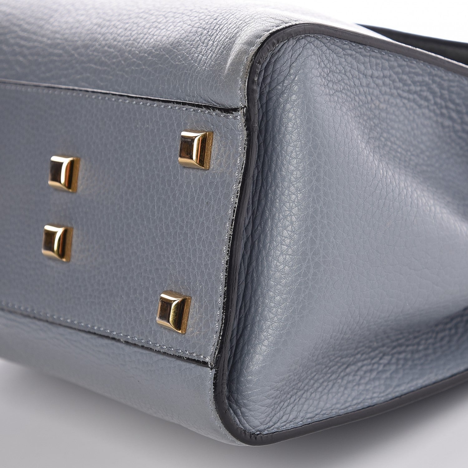 Valentino Garavani Grained Calfskin Medium My Rockstud Frame Bag Grey 14 of 14
