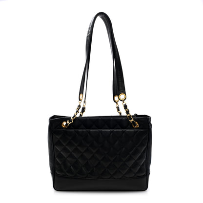 Chanel Lambskin Quilted Shoulder Bag Black 1 of 10
