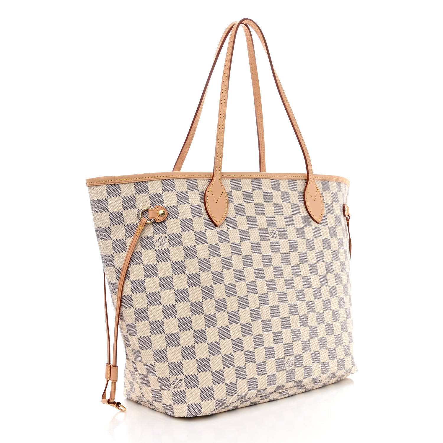 Louis Vuitton Damier Azur Neo Neverfull MM Rose Ballerine 4 of 14