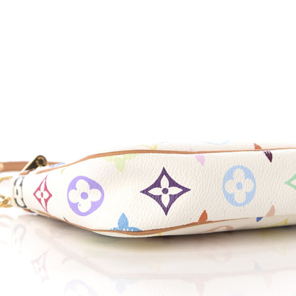 Louis Vuitton Monogram Multicolor Pochette Accessories White 9 of 11