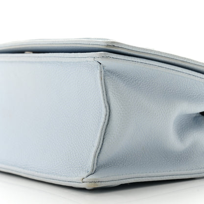 Christian Dior Grained Calfskin Medium Diorama Flap Bag Light blue 9 of 13