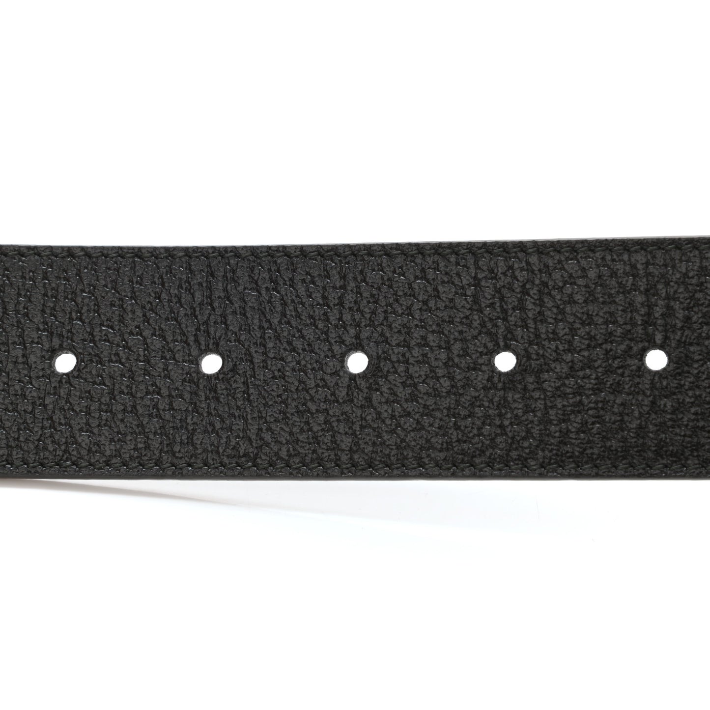 Textured Calfskin Double G 40mm Belt 85 34 Black