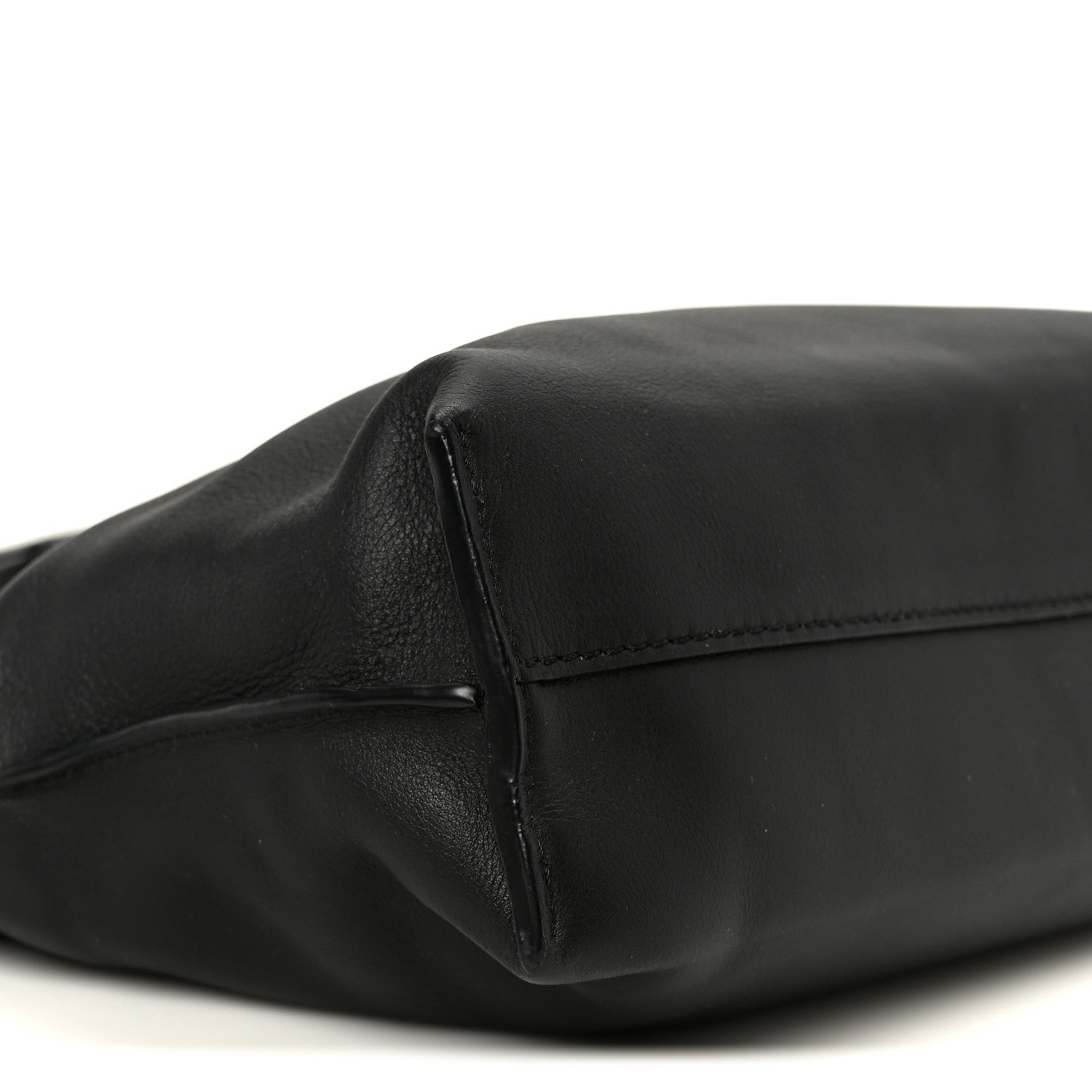 Loewe Calfskin Mini Flamenco Knot Clutch Black 9 of 10