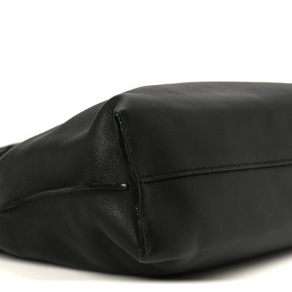 Loewe Calfskin Mini Flamenco Knot Clutch Black 9 of 10