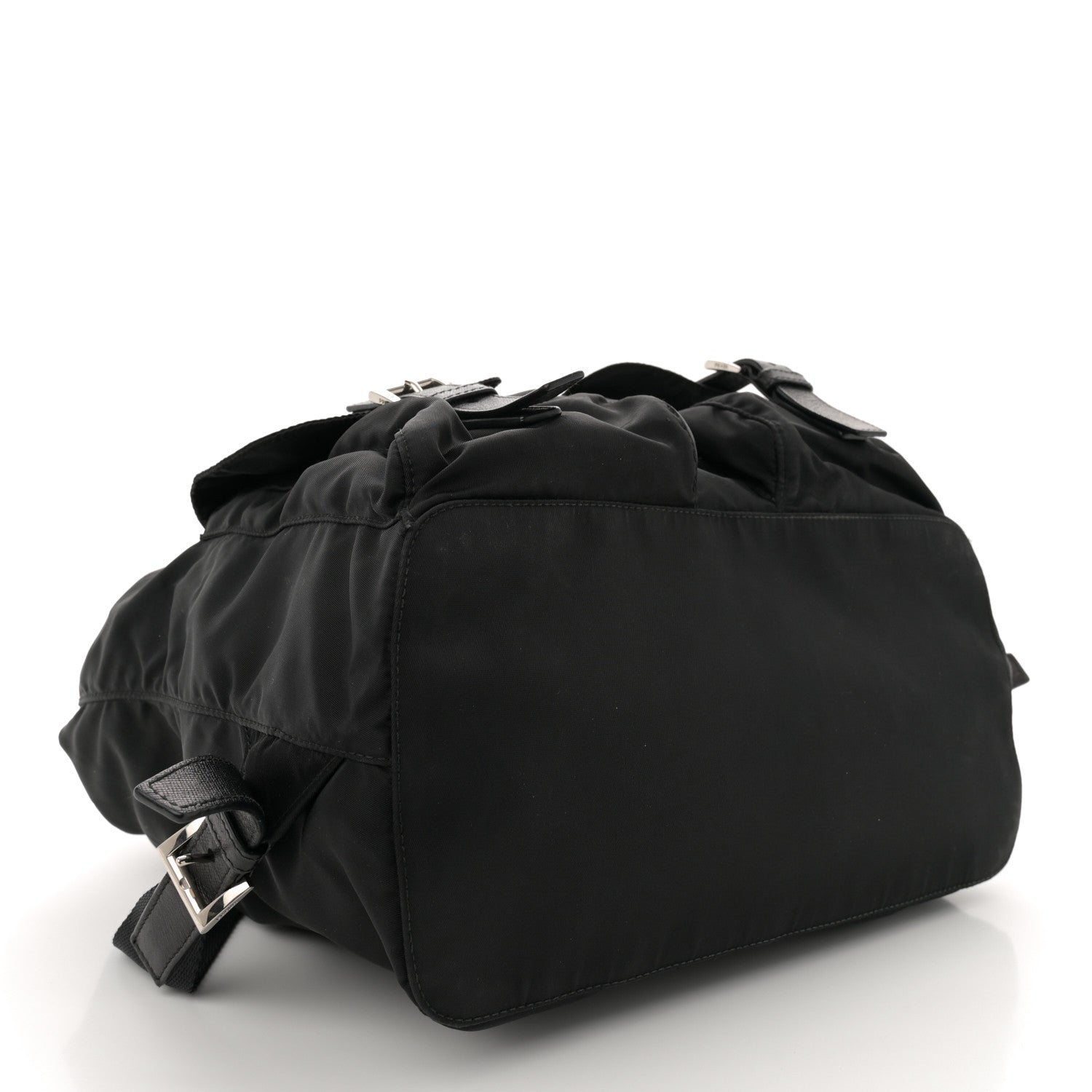 Prada Nylon Vela Medium Backpack Black 4 of 10