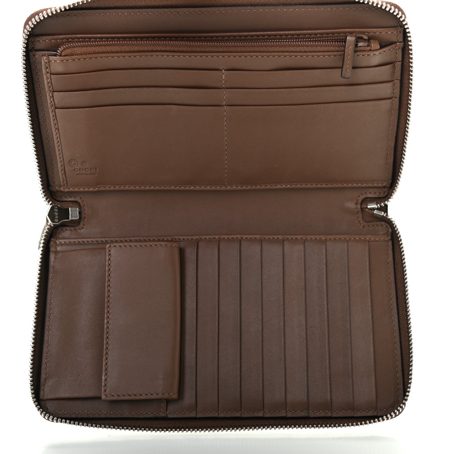 Gucci Microguccissima Large Zip Around Organizer Wallet Acero 4 of 6