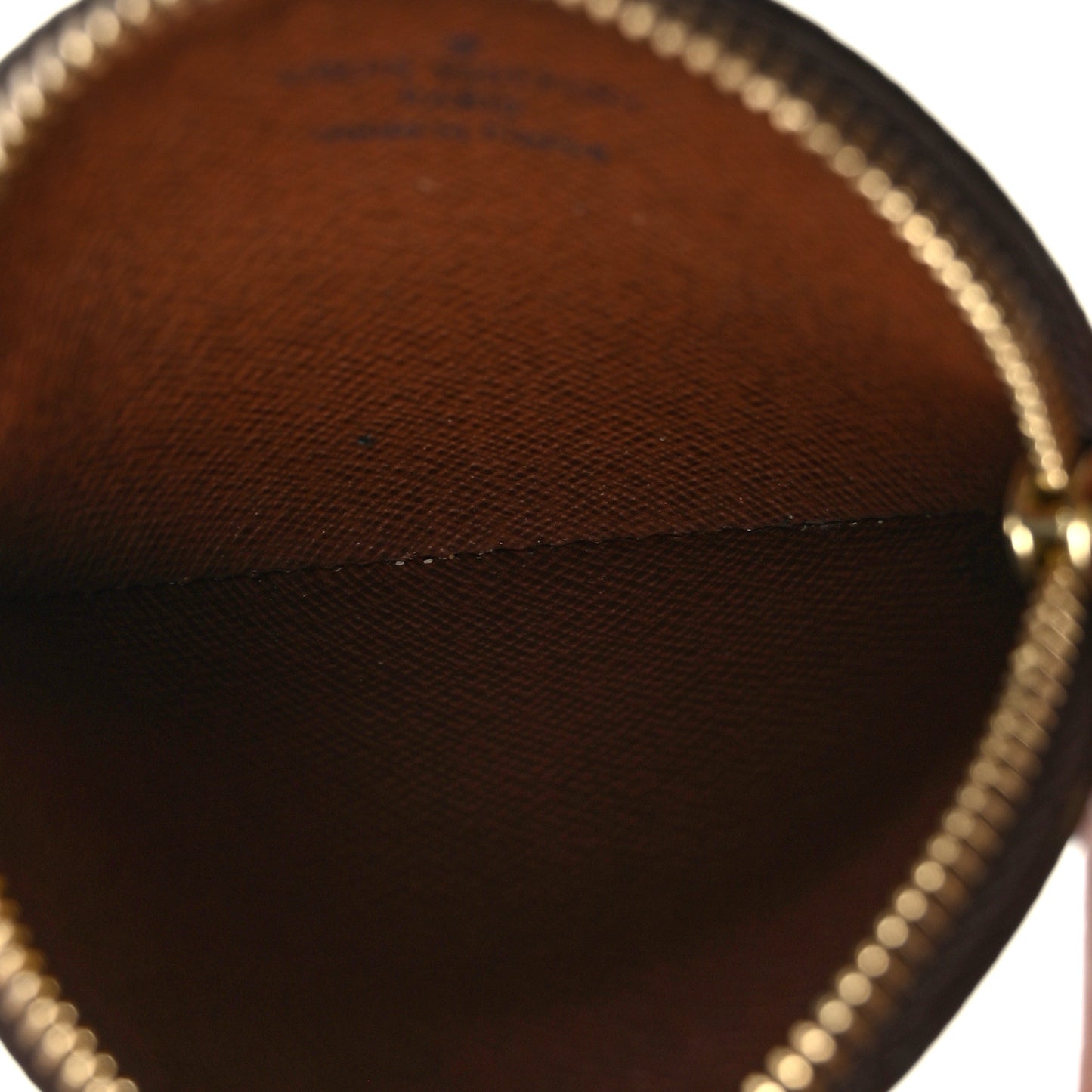 Monogram Round Coin Purse