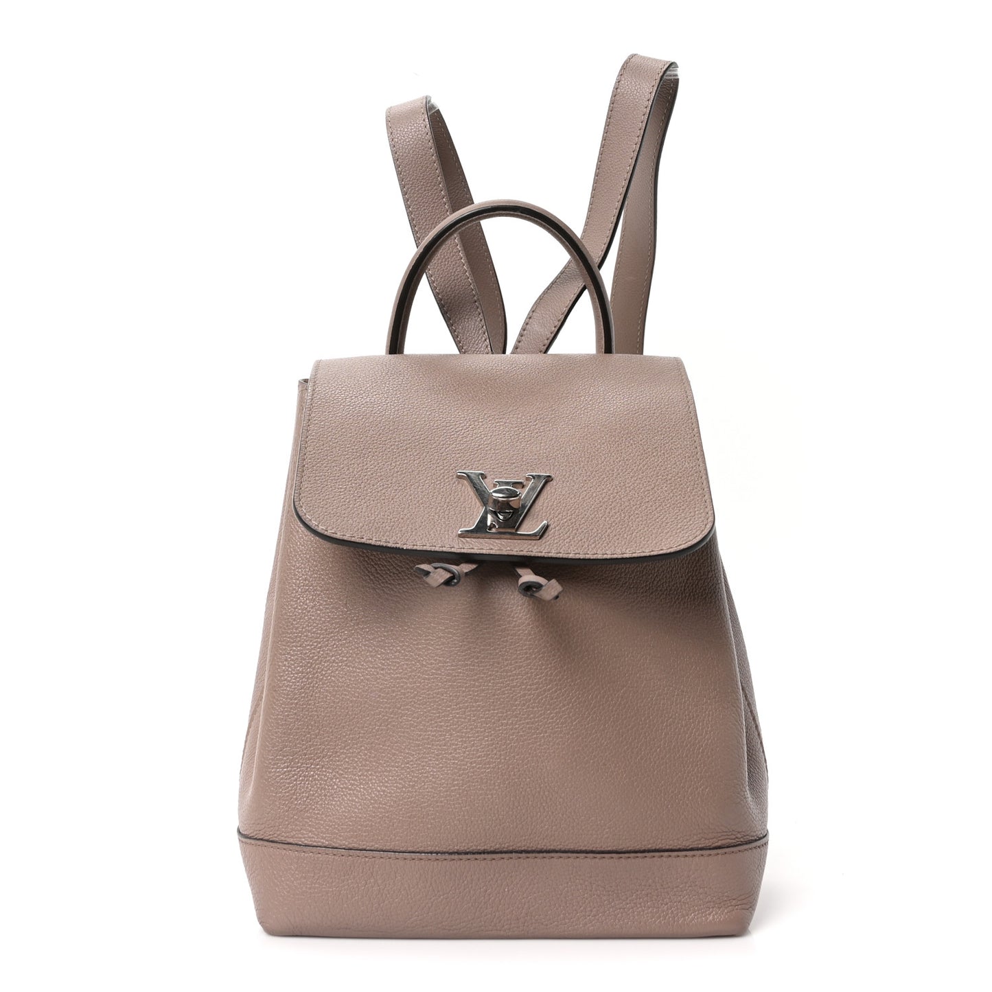 Soft Calfskin Lockme Backpack Mastic