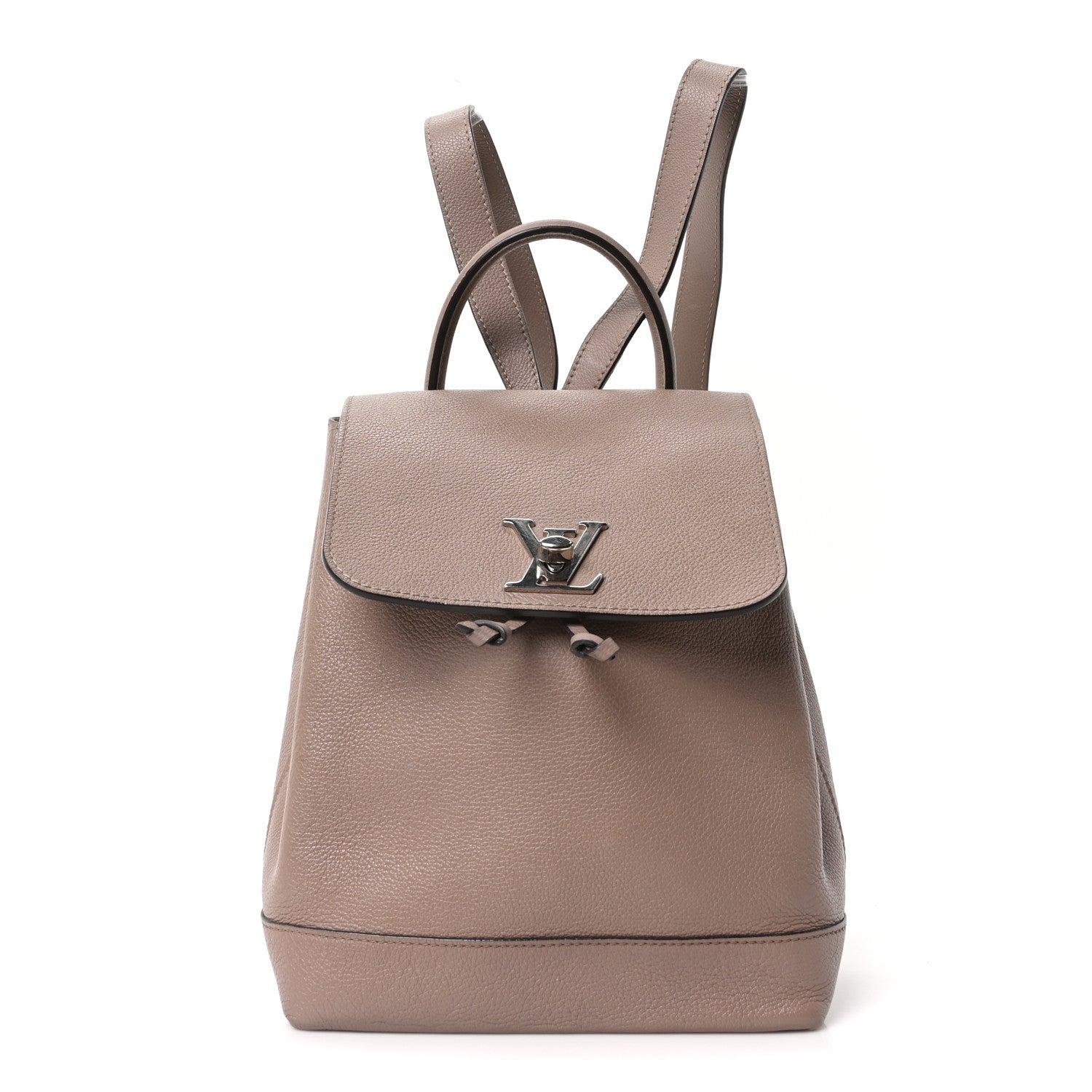 Louis Vuitton Soft Calfskin Lockme Backpack Mastic 1 of 9