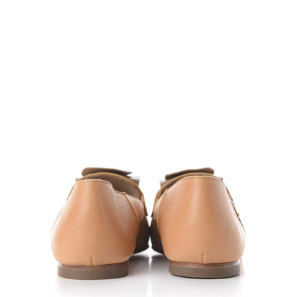 Hermes Supple Goatskin Womens Time Loafers 36 Havane 8 of 11