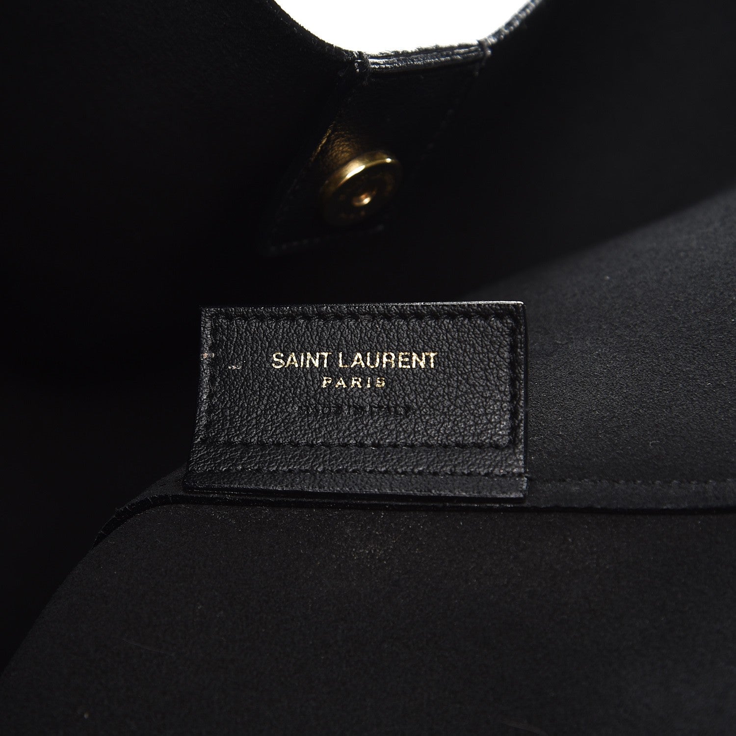 Saint Laurent Calfskin Large Shopping Tote Black 6 of 8