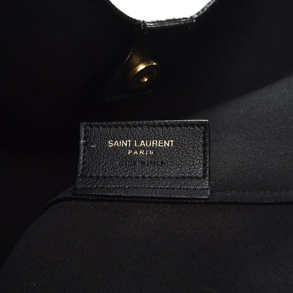 Saint Laurent Calfskin Large Shopping Tote Black 6 of 8